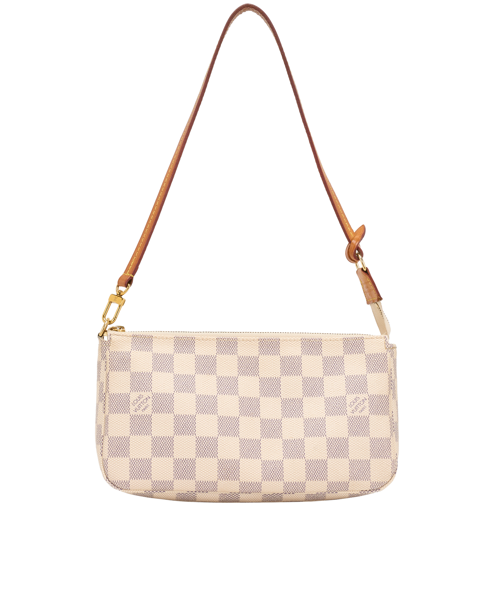 Pochette Accessoires, &pound;620, Handbags, White, Canvas, Back view